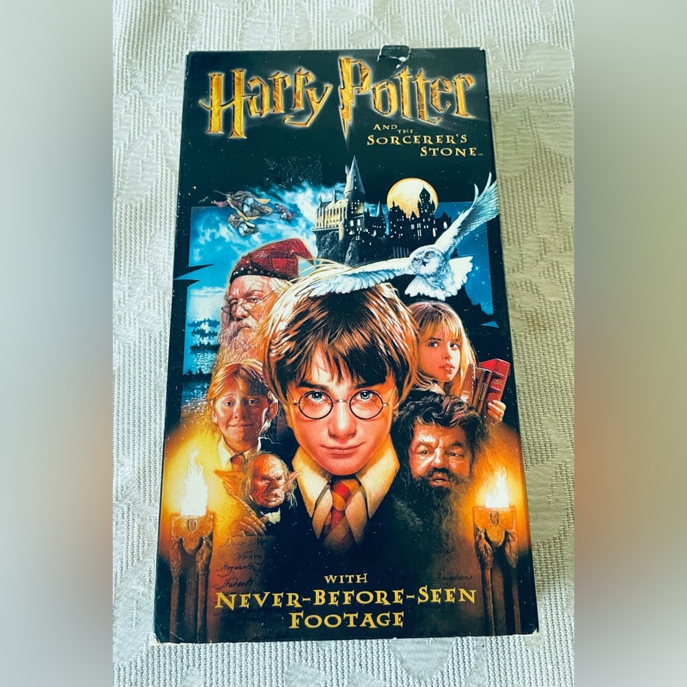 Harry Potter VHS the Scorcerer’s Stone with never before seen footage